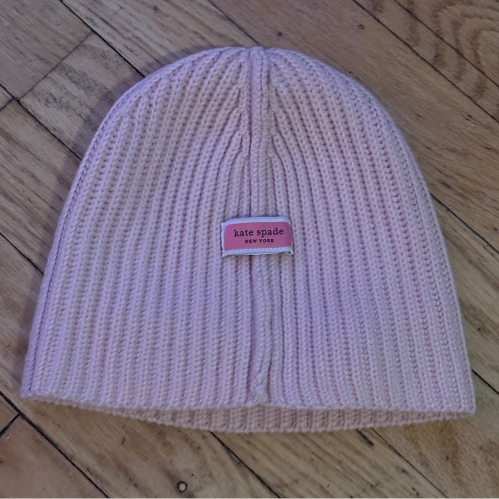 Kate Spade Light Pink English Rose Knit Hat and Gloves Set - BNWOT - Picture 7 of 7